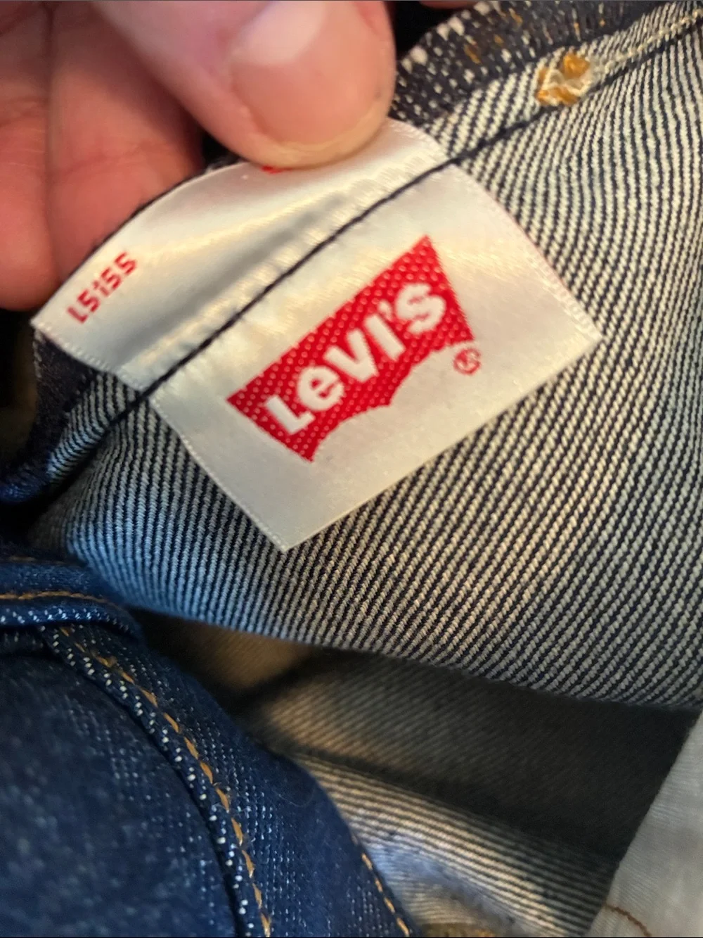 Levi's Men's 501 Jeans in Dark Indigo Blue